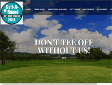 Tablet Screenshot of golfaround.net